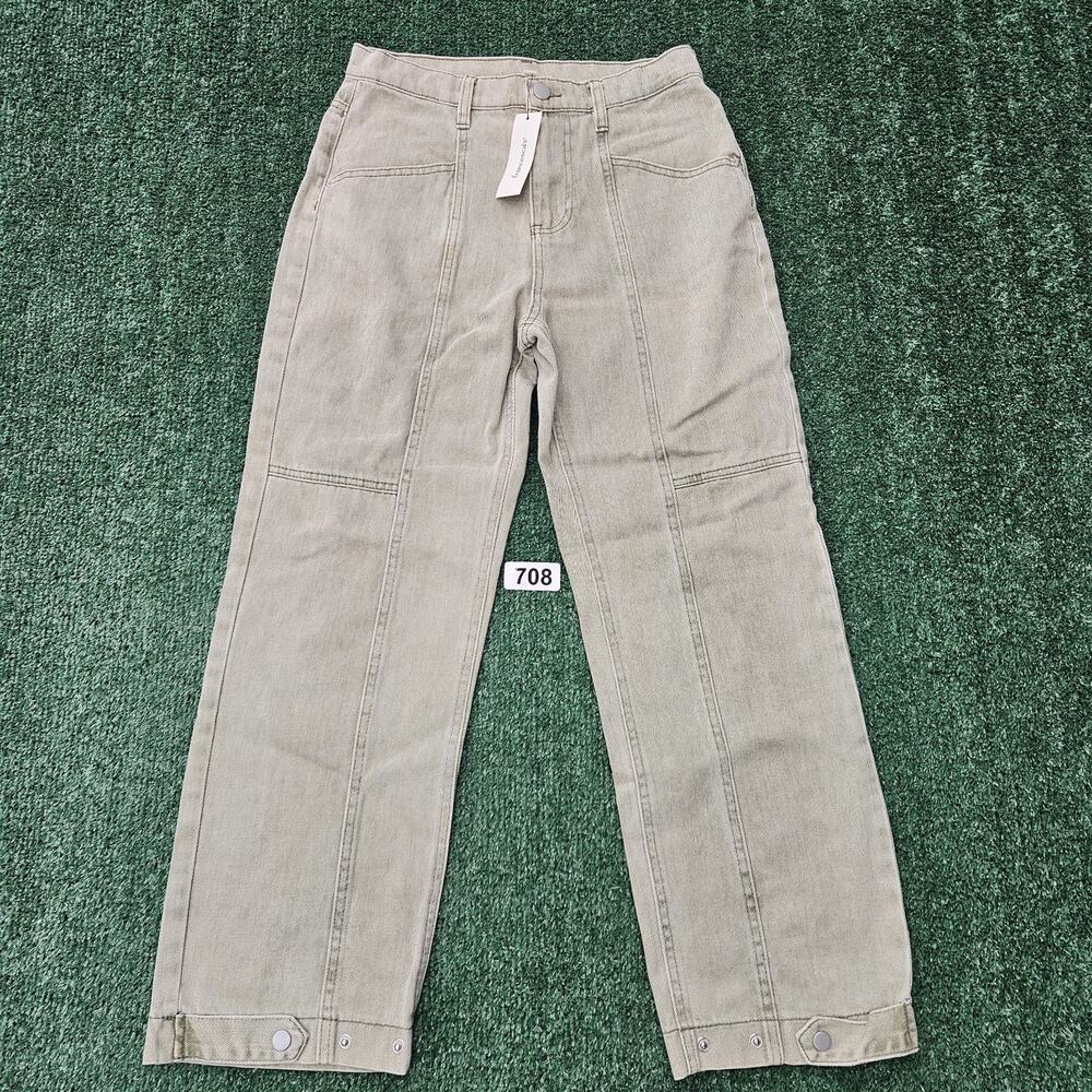 Francesca's Harper Heritage Olive Mom Jeans NWT Womens Size 26